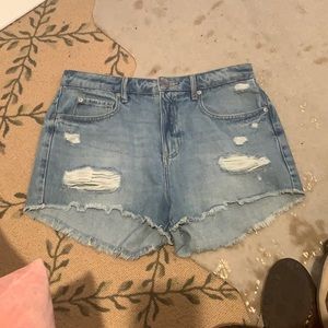Garage denim shorts